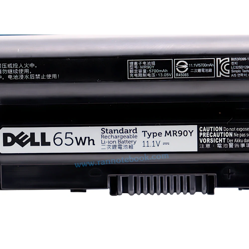 แบตเตอรี่ Dell Vostro 2521 MR90Y 65Wh แท้ประกัน ศูนย์ Dell