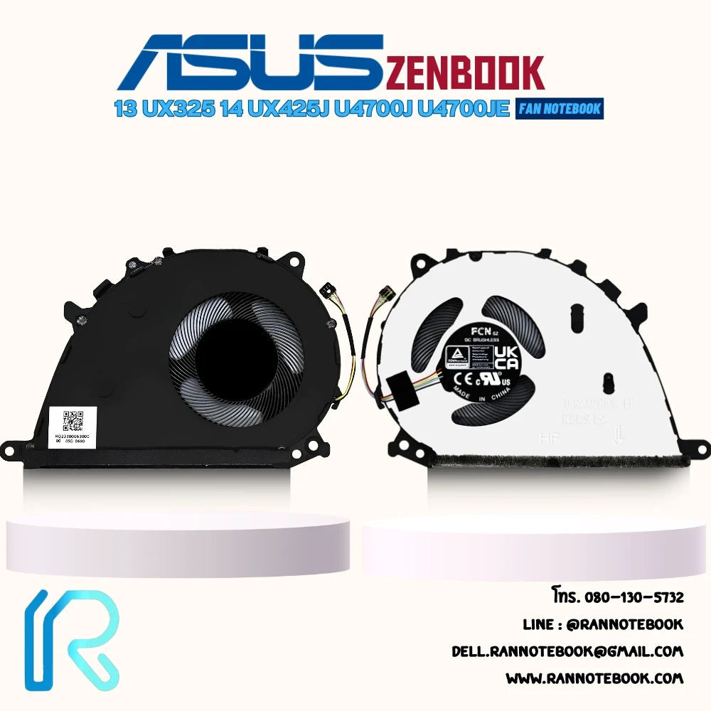 พัดลมโน๊ตบุ๊ค Asus Zenbook 13 UX325 14 UX425J UM425IA ส่งฟรี