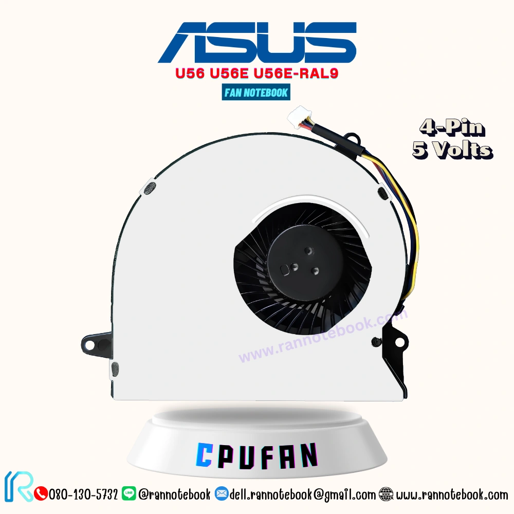 Fan Notebook Asus U56 U56E U56E-RAL9 รับประกันสินค้า