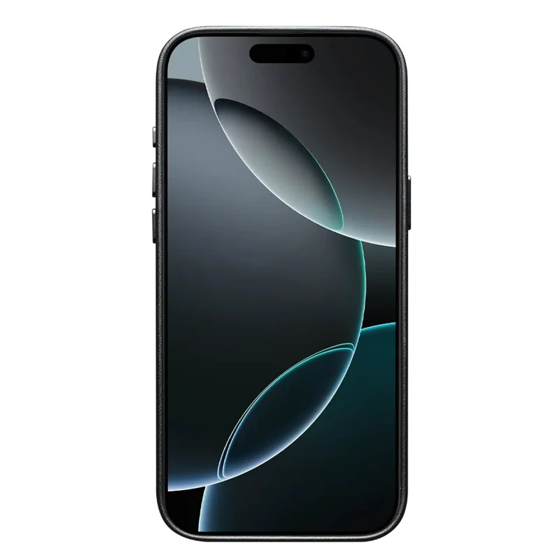 Case iPhone 17 Pro Max # Pre-order * เคส QIALINO พีซี + เคสโทรศัพท์ซิลิโคน เข้ากันได้กับ MagSafe * ดำ