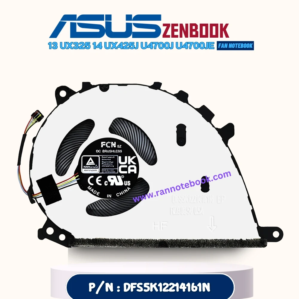 พัดลมโน๊ตบุ๊ค Asus Zenbook 13 UX325 14 UX425J UM425IA ส่งฟรี