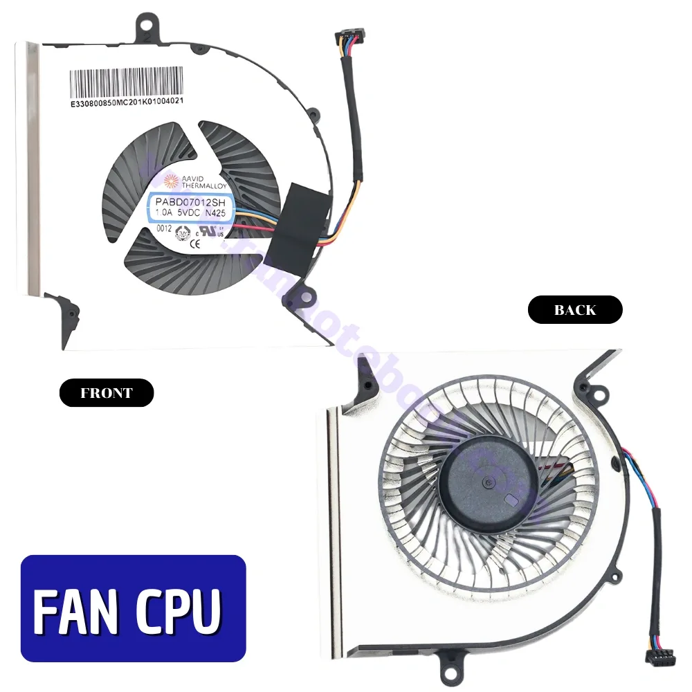 พัดลมโน๊ตบุ๊ค MSI GL65 9SEK FAN CPU/GPU รับประกันสินค้า ส่งฟรี