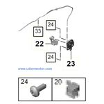 PORSCHE CAYENNE ขายึด ปอร์เช่ คาเยนน์ (เบอร์ 22-23 นิ้ว) / 95882353301 95882363301