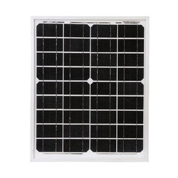 แผงโซล่าเซลล์ ชนิด Mono-Crystalline ขนาด 20W