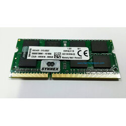 แรม โน๊ตบุ๊ค 8GB DDR3L 1600 MHz Kingston RAM NB 8GB DDR3L