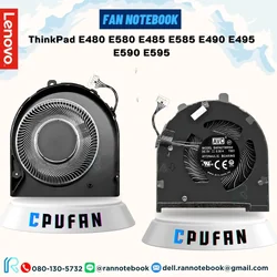 พัดลมNotebook Lenovo Thinkpad E480 E485 E490 E495 E580 E585 E590 E595