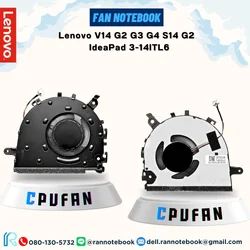 พัดลม Notebook Lenovo V14 G2 G3 G4 S14 G2 IdeaPad 3-14ITL6