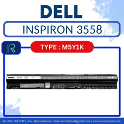 แบตเตอรี่ Dell Inspiron 3558 3551 M5Y1K พร้อมส่ง!