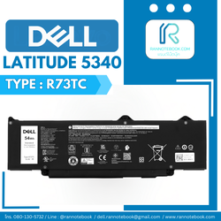 แบตเตอรี่ Dell Latitude 5340 54Wh แท้ศูนย์ ประกัน Dell ไทย