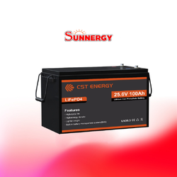 CST ENERGY LiFePO4 24V 100Ah Lithium Iron Phosphate Battery