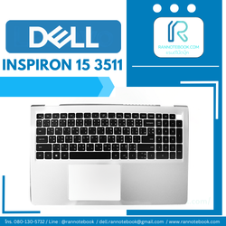 Keyboard Palmrest Dell Inspiron 15 3511 แท้ศูนย์ คีย์ ไทย-อังกฤษ