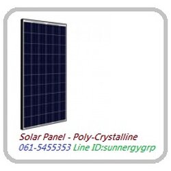 แผงโซล่าเซลล์ ชนิด Poly-Crystalline ขนาด 100W (มอก.)