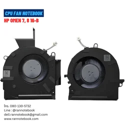 พัดลมโน๊ตบุ๊ค HP OMEN 7,8 16-B 16-C TPN-Q265 Q267