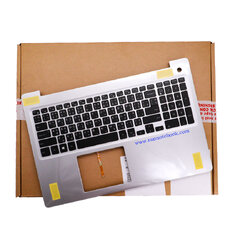 บอดี้ โน๊ตบุ๊ค คีย์บอร์ด Dell inspiron 5570 สีเงิน ไทย อังฤษ Backlit บอดี้ บน Dell 5570 Keyboard Dell 5570 Palmrest Dell 5570 กรอบ โน๊ตบุ๊ค Dell 5570 แท้ ตรงรุ่น ประกันศูนย์ Dell Thailand