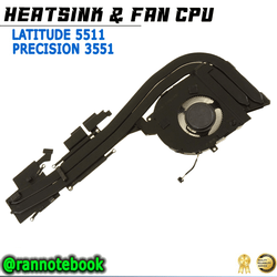 พัดลม ฮีทซิงค์ โน๊ตบุ๊ค Dell Latitude 5511 แท้ประกันศูนย์ Dell