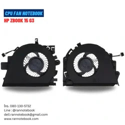พัดลมโน๊ตบุ๊ค HP ZBOOK 15 G3 DFS2000054R0T DFS531005PL0T มีประกัน
