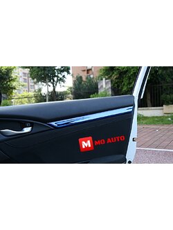 คิ้วแผงข้างประตูภายใน สีน้ำเงิน สีดำ CIVIC FC/FK