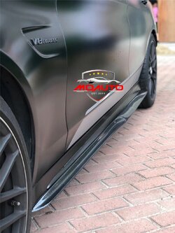 ลิ้นข้างเพียวคาร์บอน PSM STYLE สำหรับ C-Coupe และ 4 ประตู W205