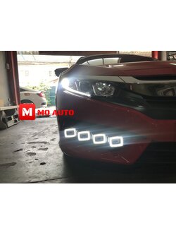 ไฟ Daylight CIVIC FC ทรง DUCATI STYLE 2016-2018