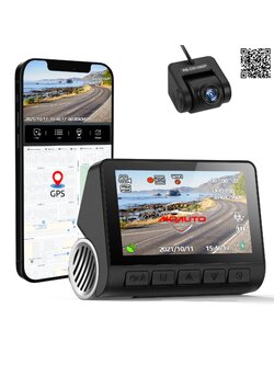กล้องติดรถยนต์หน้า-หลัง 4K UHD GPS WIFI รุ่น MARK 1
