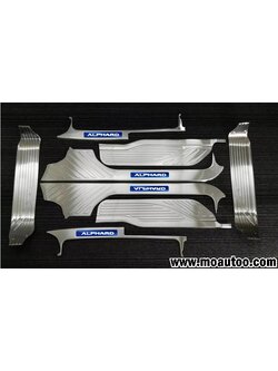 เพลทกันรอยเท้าชายประตู 8 ชิ้น ALPHARD / VELLFIRE MC