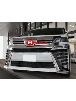 คิ้วกันชนหน้าด้านบน VELLFIRE MC
