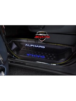 สคับเพลทกันรอยเท้า LED แบบเต็ม ALPHARD / VELLFIRE MC