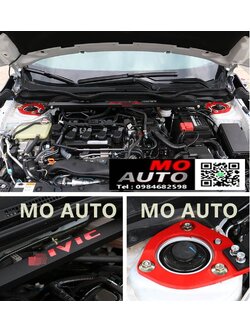 ค้ำโช้คหน้า ดำ-แดง CIVIC FC / FK 2016-2021