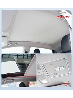 ม้านหลังคาไฟฟ้าพร้อมแอมเบียนไลท์ Tesla Model Y