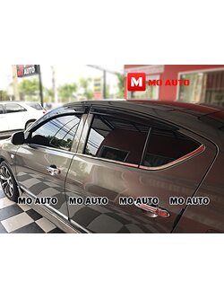 ขอบหน้าต่างสแตนเลทล่าง 6 ชิ้น Almera