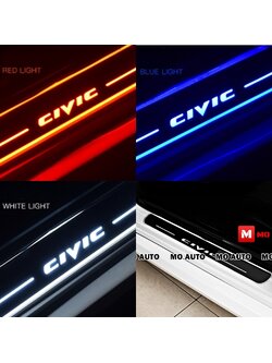 สคับเพลท LED ไฟวิ่ง สำหรับ CIVIC FC / FK 2016-2021