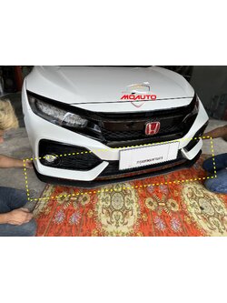 ลิ้นหน้าคาร์บอนแท้ HATCHBACK FK 2016-2018