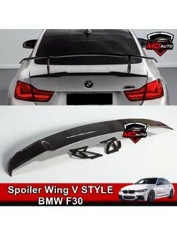 Pure Carbon Spoiler Wing V STYLE For BMW F30
