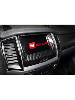 ครอบหน้าจอคอนโซนกลาง CARBON