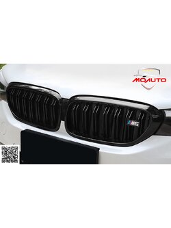 กระจังหน้า ทรง M5 ซี่คู่ ดำเงา BMW G30