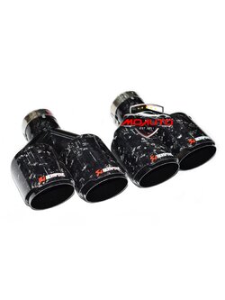 ปลายท่อกลม V3 Akrapovic Carbon BMW G30