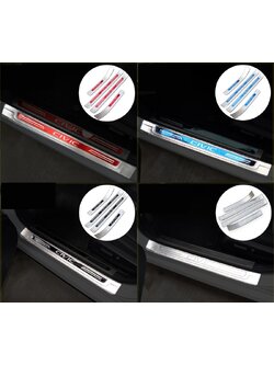 สคับเพลทกันรอยสแตนเลทภายนอก แบบเต็ม CIVIC FC/FK