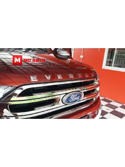 โลโก้ฝากระโปรงหน้าสแตนเลทแท้ FORD EVEREST