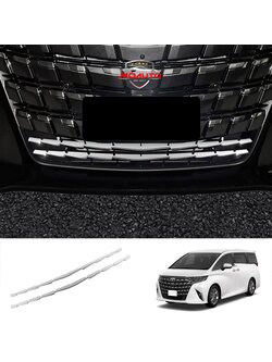 คิ้วกันชนหน้าล่างสแตนเลท ALPHARD 40