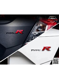 โลโก้ Type-R ฝากระโปรงท้าย สำหรับ CIVIC FC / FK