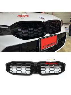 กระจังหน้าไดมอนกริวดำล้วน BMW G20 LCI