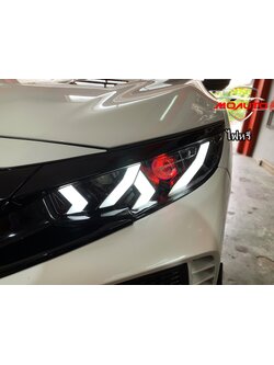โคมไฟหน้า LED CIVIC FK ทรง Lamborghini Style