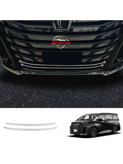 คิ้วกันชนหน้าล่างสแตนเลท VELLFIRE 40