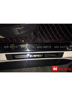 เพลทกันรอยท้ายภายนอก แบบดำเงา EVEREST