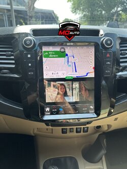 หน้าจอแอนดอย 12 นิ้ว FORTUNER 2005-2014