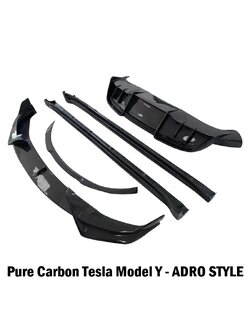ชุดแต่ง Pure Carbon Tesla Model Y ทรง ADRO