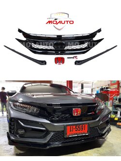 กระจังหน้าทรง TYPE-R สำหรับ CIVIC FC / FK 2016-2018 เท่านั้น