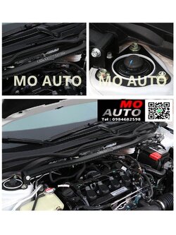 ค้ำโช้คหน้าดำด้าน CIVIC FC/FK