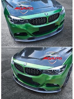 ลิ้นหน้าเพียวคาร์บอน BMW 3GT M-SPORT ทรง VF