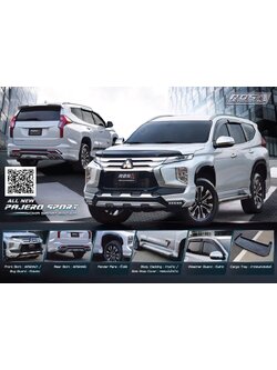 สเกิร์ตรอบคัน PAJERO SPORT 2020 ทรง SSE-V1